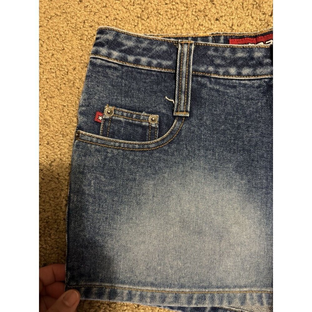 VTG Womens Denim Jean Mid Rise Shorts Lot Of 2 Travel Beach Preppy Y2k 90s Sz 6 - Picture 9 of 15